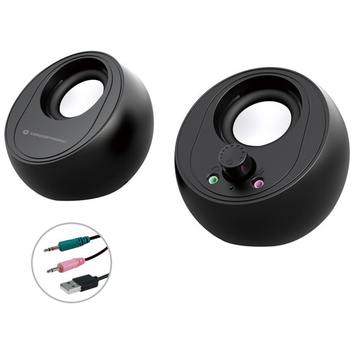 Altavoces conceptronic bjorn01b 10w negro-MR3 Altavoces conceptronic bjorn01b 10w negro
