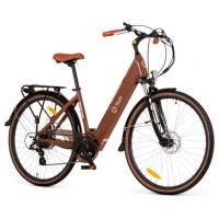 YOUIN YOURIDE VIENA - PASEO - RUEDA 28” - BATERIA INTEGRADA Y EXTRAIBLE - OCRE