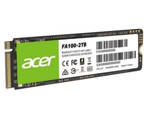 ACER SSD FA100 256Gb PCIe Gen3 M.2