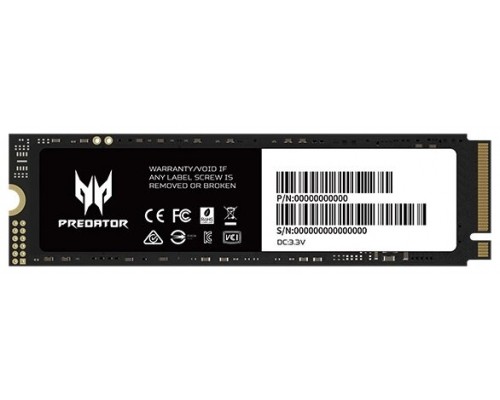 HD SSD 512GB ACER PREDATOR M.2 PCIE GEN4 NVMe GM7-SX12 HD SSD 512GB ACER PREDATOR M.2 PCIE GEN4 NVMe GM7
