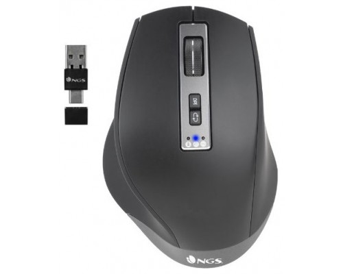 Raton multidispositivo inalambrico recargable ngs blur - rb