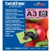 BROTHER Papel Inkjet Glossy A3 20h 260g/m2