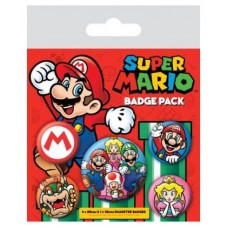 JUEGO DE CHAPAS SUPER MARIO VARIOS PYRAMID BP80440