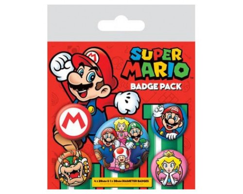 JUEGO DE CHAPAS SUPER MARIO VARIOS PYRAMID BP80440