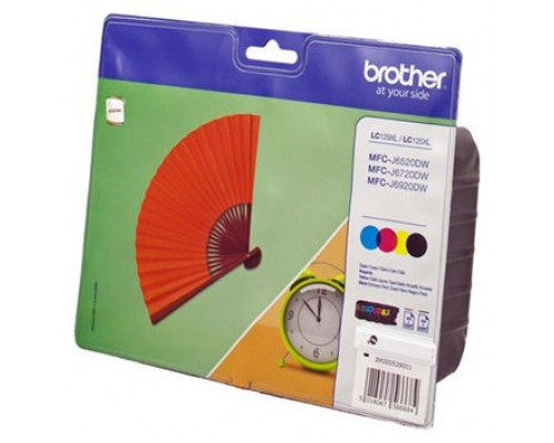 TINTA BROTHER LC-129XLVALBP PACK 4 COLORES
