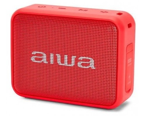 ALTAVOZ BLUETOOTH PORTABLE AIWA BS-200 RED BT 5.0 TWS