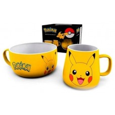 Set desayuno pokemon pikachu taza &