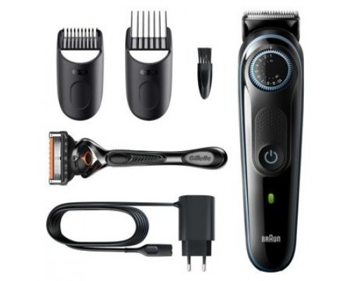 Recortadora De Barba Braun Bt3340 + Gillette F5