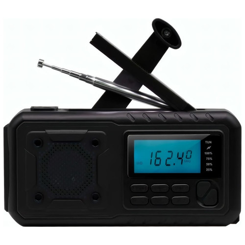 BEAFON BTEC-RDS670 BLACK / RADIO PORT&Aacute;TIL CON MANIVELA