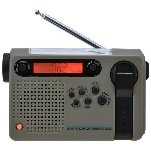 BEAFON BTEC-RDS900 GREY / RADIO PORTÁTIL CON MANIVELA-M03 BEAFON BTEC-RDS900 GREY / RADIO PORTÁTIL CON MANIVELA