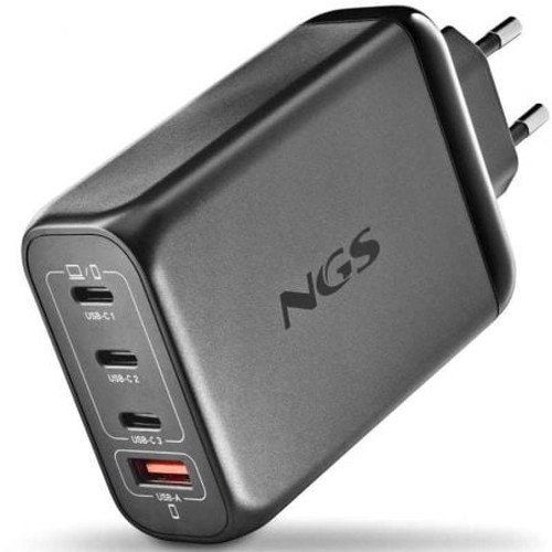 NGS CARGADOR ULTRARAPIDO140W 4 PUERTOS 3USB-C 1 US-IA9 NGS CARGADOR ULTRARAPIDO140W 4 PUERTOS 3USB-C 1 US