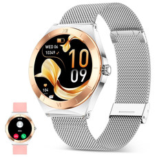 KSIX LYA ROSA / SMARTWATCH 1.19"/ 2 CORREAS (METAL + SILICONA)