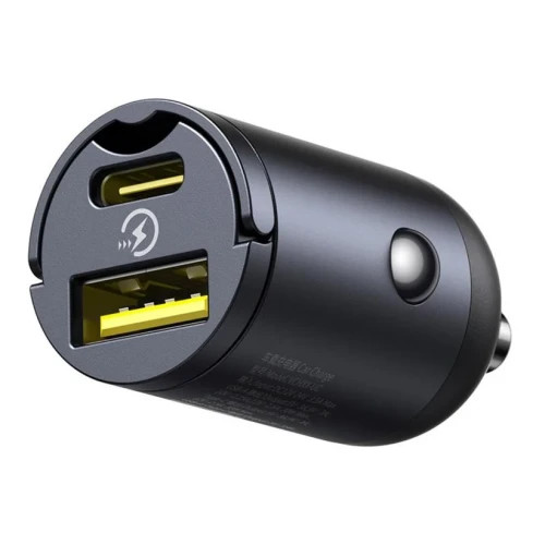 BASEUS TINY STAR MINI CAR CHARGER (U+C) 30W COSMIC BLACK-MR3 BASEUS TINY STAR MINI CAR CHARGER (U+C) 30W COSMIC BLACK