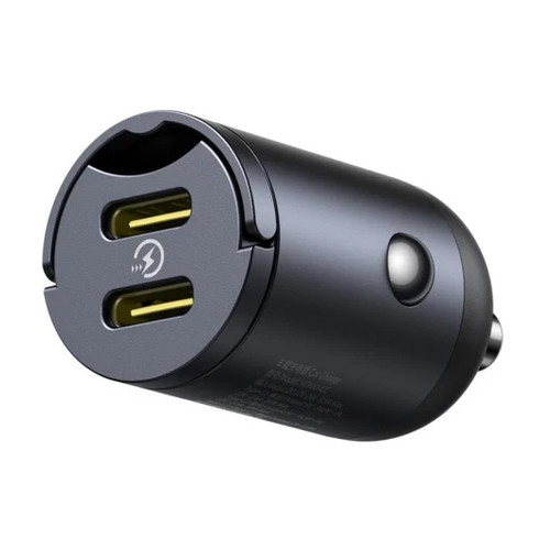 BASEUS TINY STAR MINI CAR CHARGER 2C 30W COSMIC BLACK-MR4 BASEUS TINY STAR MINI CAR CHARGER 2C 30W COSMIC BLACK
