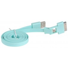 CABLE 3GO USB A MICRO USB Y APPLE 30 PIN PLANO CEL (Espera 2 dias)
