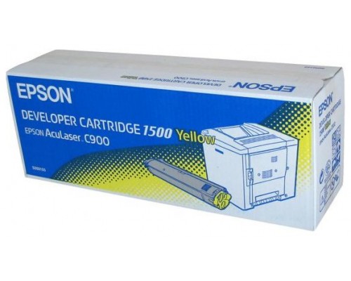 Epson Aculaser C-900/1900 Toner Amarillo, 1.500 Páginas