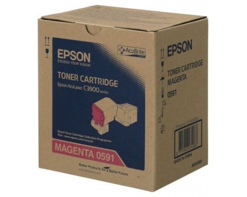 Toner epson s050591 magenta 6000paginas c3900n