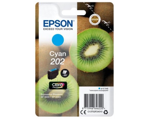 Cartucho tinta epson singlepack 202 cian