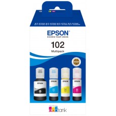 Multipack botellas tinta epson ecotank 102