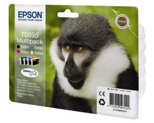 Epson Stylus C13T08954010 Multipack CON ETIQUETA DE SEGURIDAD (Radiofrecuencia + acoustic magnetic)<