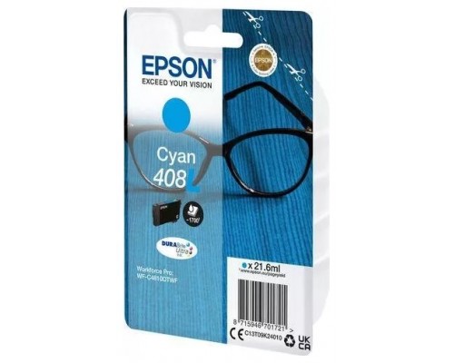 EPSON tinta CyanSinglepack 408L DURABrite Ultra Ink