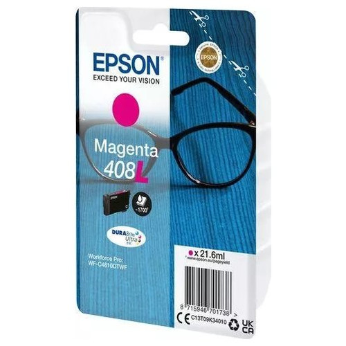 Cartucho tinta epson 408l magenta durabrite-MR12 Cartucho tinta epson 408l magenta durabrite