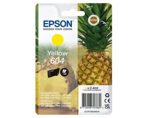 Epson Cartucho 604 Amarillo