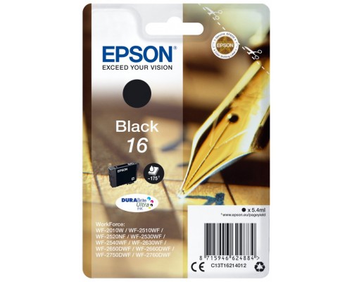 Epson Cartucho T1621 Negro