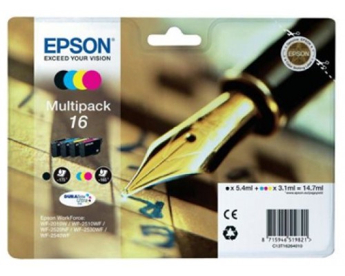 Multipack tinta epson c13t16264012 wf - 2010 2510