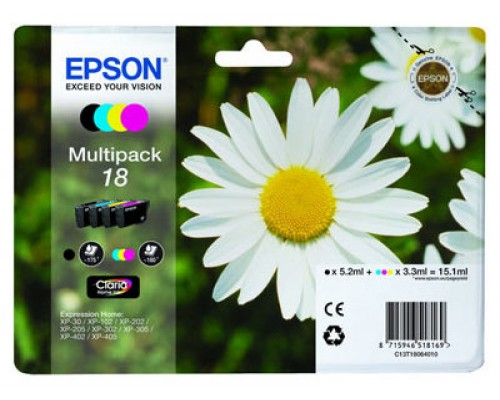 Multipack tinta epson t180640 n c