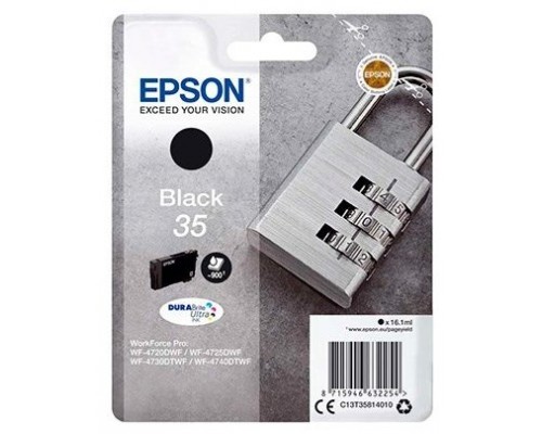 Cartucho tinta epson c13t35814010 negro durabrite