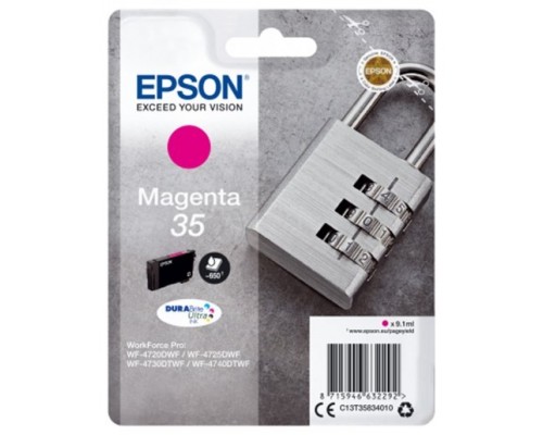 Cartucho tinta epson c13t35834010 magenta durabrite