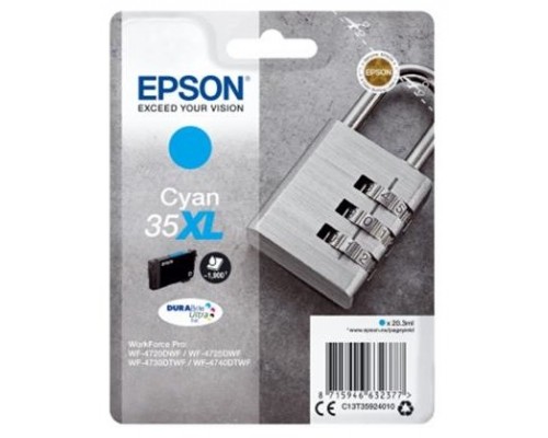 Cartucho tinta epson c13t35924010 cian xl