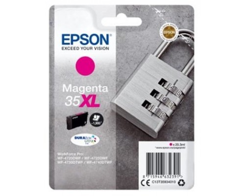 Cartucho tinta epson c13t35934010 magenta xl