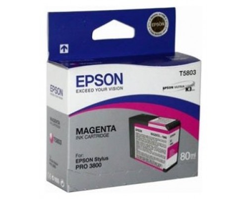 Cartucho tinta epson t5803 magenta 80ml