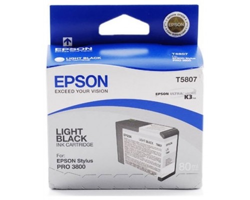 Cartucho tinta epson t5807 gris 80ml