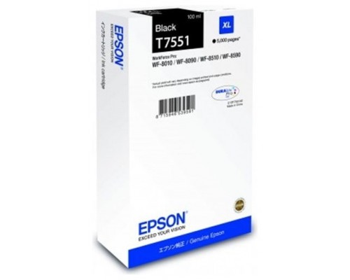 Cartucho tinta epson c13t755140 negro xl