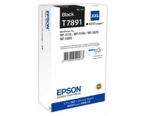 EPSON Cartucho Negro XXL 4000 paginas WorkForce Pro