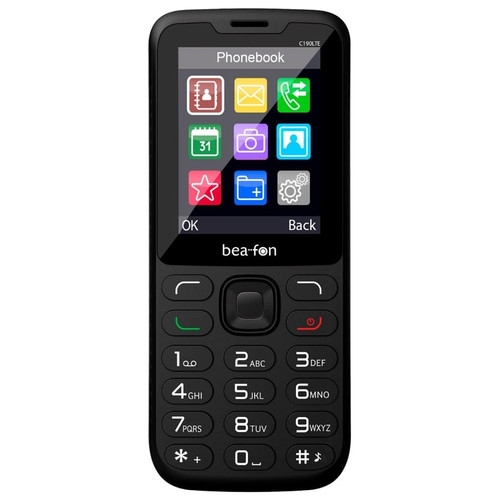 BEAFON C190 LTE BLACK / MÓVIL 2.4"-M04 BEAFON C190 LTE BLACK / MÓVIL 2.4"