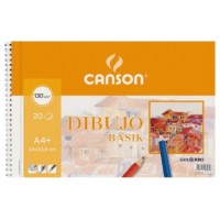 CANSON PAQ.250 LAMINAS DIBUJO BASIK 130G A3+