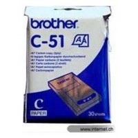 PAPEL TERMICO BROTHER 30 HOJAS A7