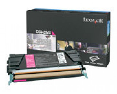 Lexmark C534 Cartucho toner magenta Extra Alto Rendimiento (7K)