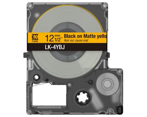 EPSON Cartucho de etiquetas Matte Tape   Red/Black 24mm(8m)   LK-6RBJ