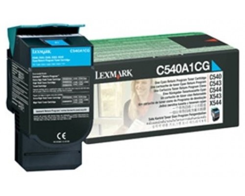 LEXMARK C540/543/544 Toner Cian Retornable 1k