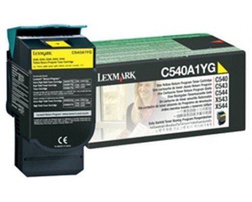 LEXMARK C540/543/544 Toner Amarillo Retornable 1K