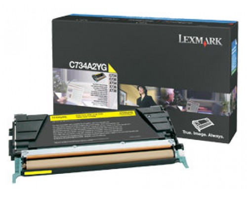 Lexmark C73x, X73x Cartucho de toner amarillo (6K)