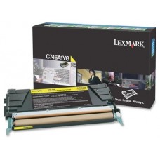 LEXMARK  C746, C748 Cartucho de toner amarillo Retornable