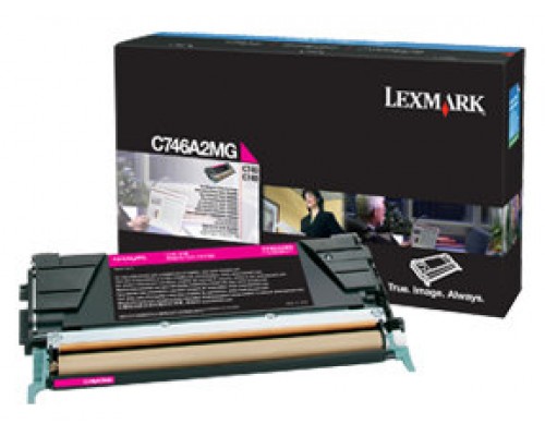 Lexmark C746, C748 Cartucho toner magenta