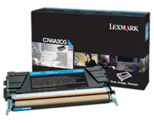 LEXMARK TONER LASER CIAN 7.000 PAGINAS CORPORATIVO C/746DN/746DTN/746N/748DE/748DTE/748E