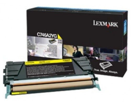 Lexmark C746, C748 Yellow Corporate Cartridge
